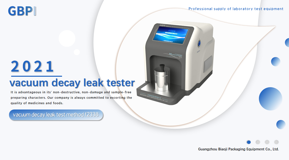 Vacuum Decay Leak Detection Tester