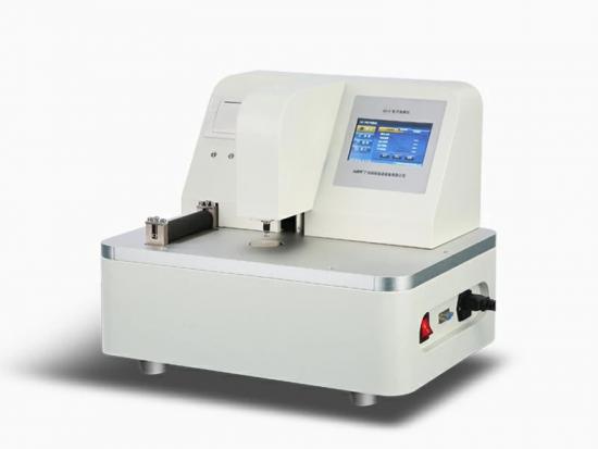 Probador de espesor astm d1777 para tela medidor de espesor digital de aislamiento eléctrico sólido dispositivo de prueba de espesor de dial de papel de laboratorio
 