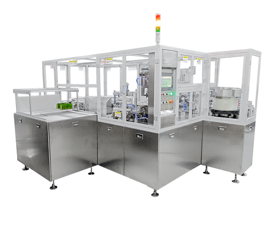 Máquina envasadora de bolsas con boquilla