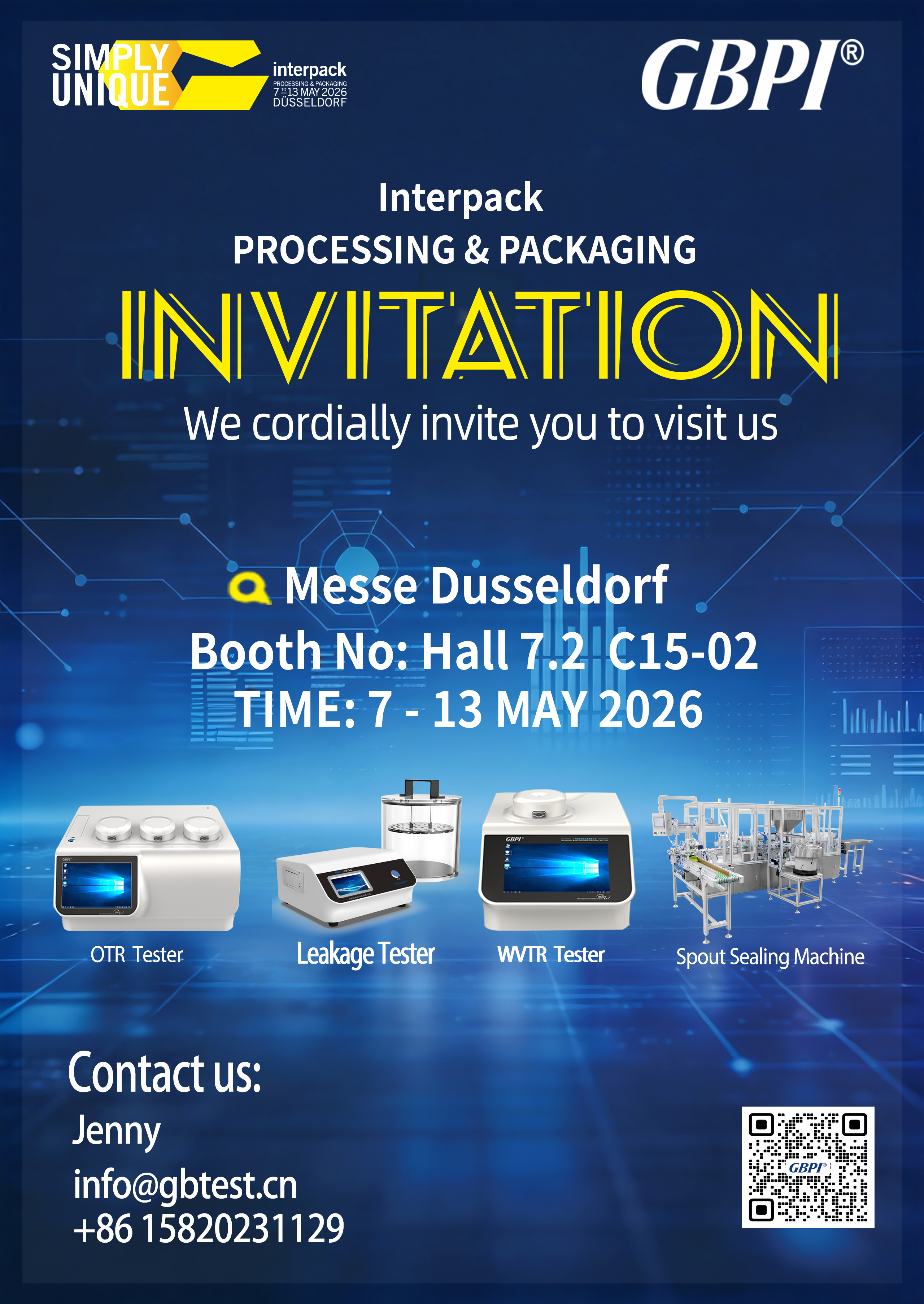 GBPI Invites You to Meet at Interpack 2026 in Düsseldorf, Germany